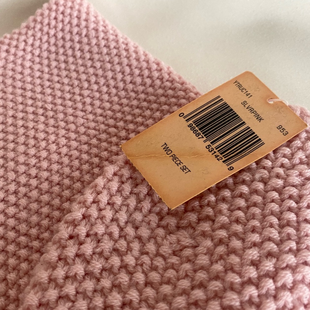 JUICY COUTURE LIGHT PINK BEANIE AND SCARF SET - Picture 3 of 4